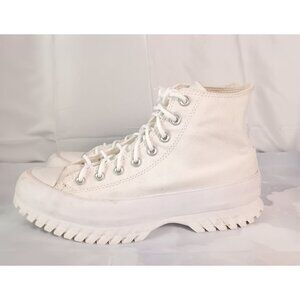 Converse Chuck Taylor All Star Lugged 2.0 High White Women 10.5 Men 8.5